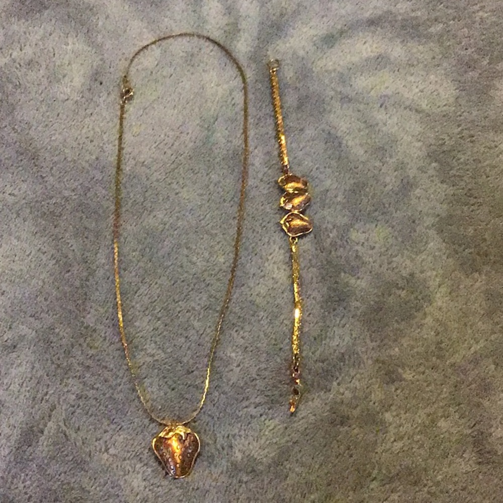 VTG Reed and Barton Damascene Necklace + bracelet